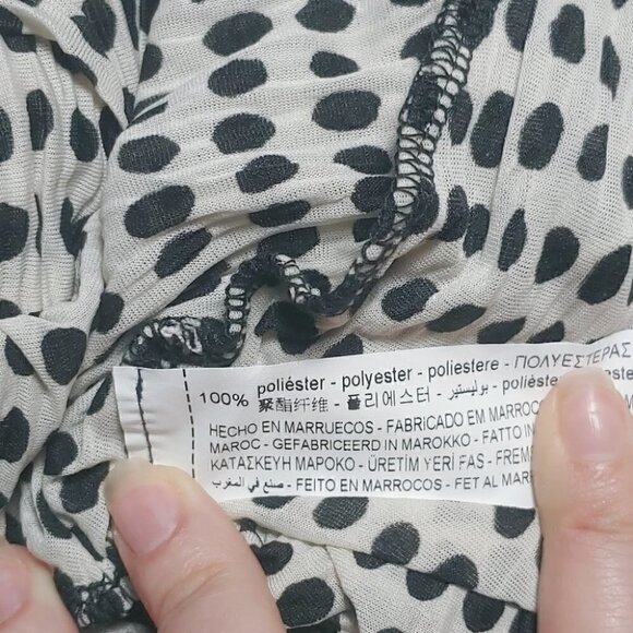NWT ZARA Polka dot elastic waist asymmetrical hem camisole - Picture 13 of 13
